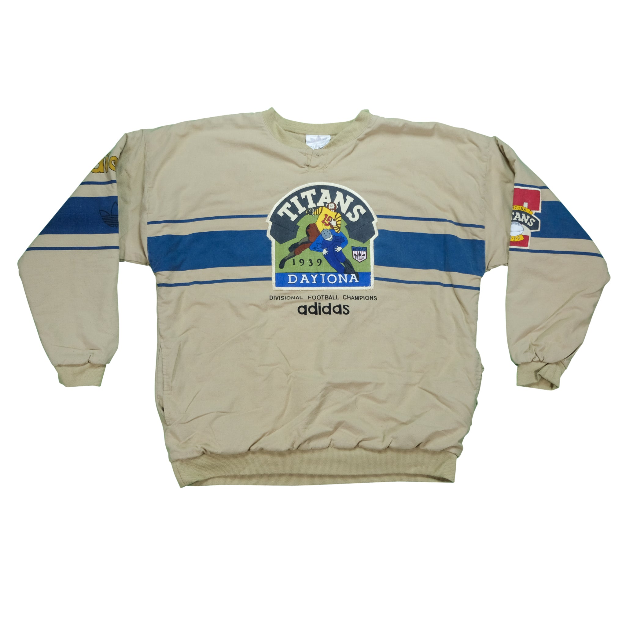 Vintage Adidas Daytona Titans 1939 Division Football Champs