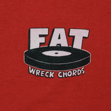 Load image into Gallery viewer, Vintage SCREEN STARS Fat Wreck Chords Punk Rock Record Label T Shirt 90s Red L

