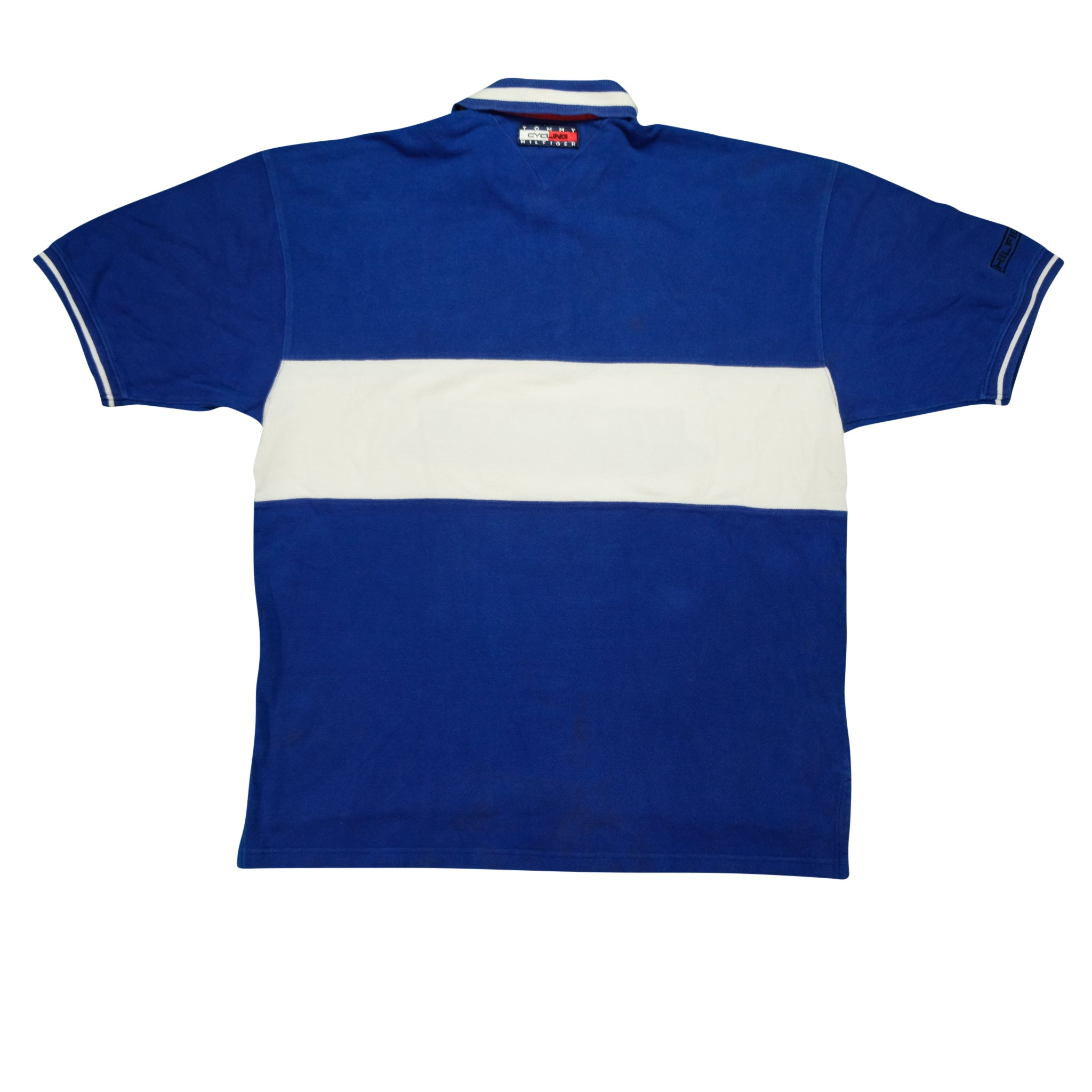 Vintage Tommy Hilfiger Polo Shirt Mens XL Blue Pocket 90s – Proper