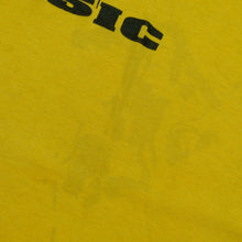 Load image into Gallery viewer, Vintage NIKE Mid America Classic Spell Out Swoosh Big Cat Graphic T Shirt 80s 90s Yellow XL
