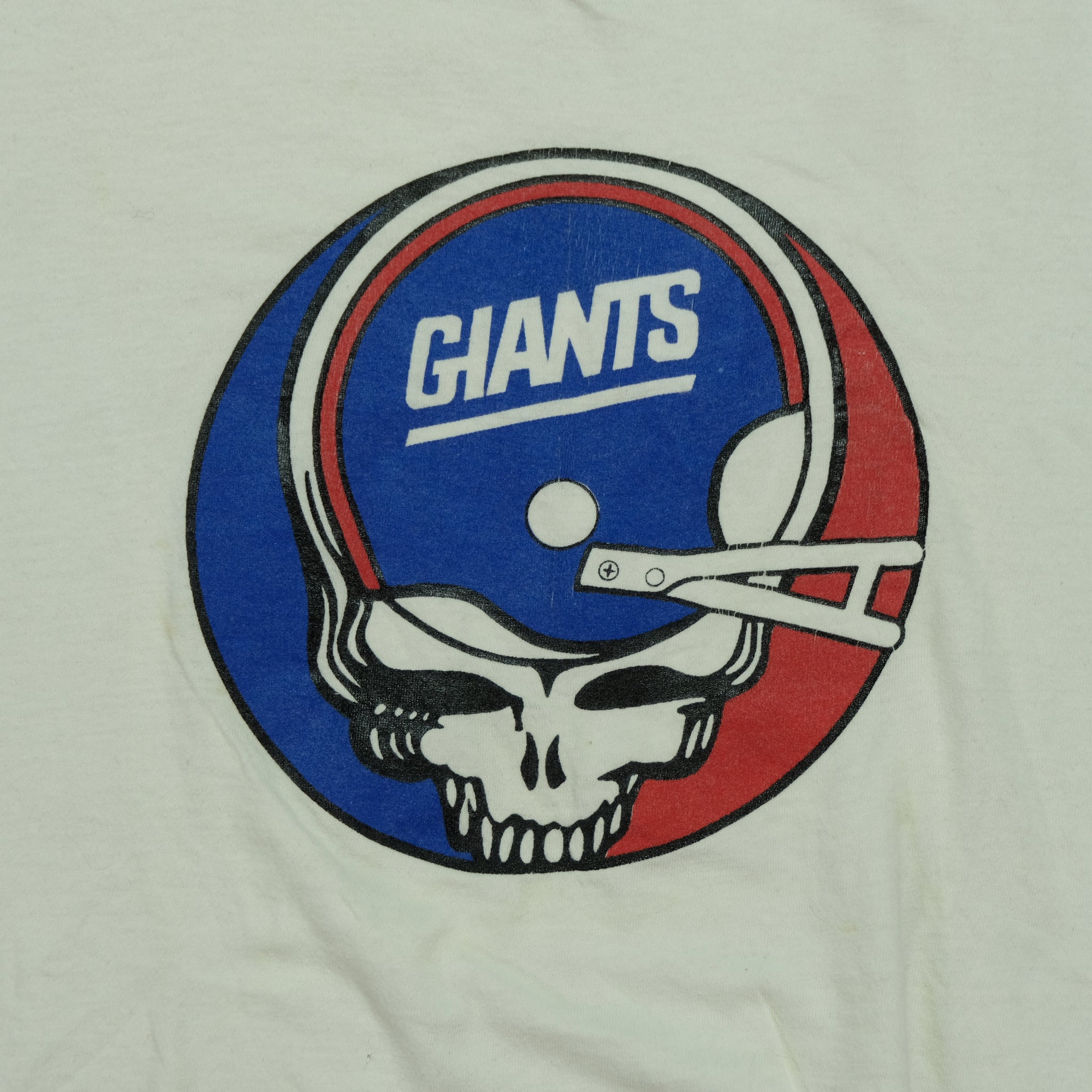 Vintage Grateful Dead New York Giants Steal Your Face Helmet Tee