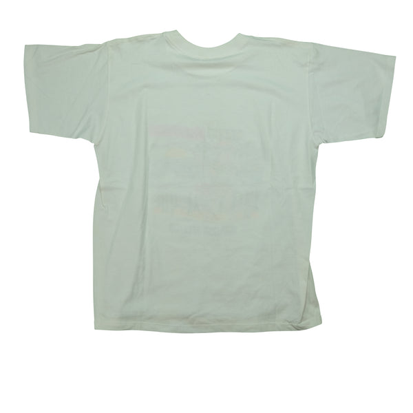 Vintage The Happy Fisherman Cancun Mexico Sex Humor T Shirt 80s 90s White XL