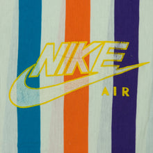 Load image into Gallery viewer, Vintage NIKE Air Spell Out Striped T Shirt 80s 90s Multicolor M
