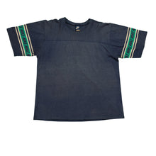 Load image into Gallery viewer, Vintage NIKE Spell Out Sleeves T Shirt 80s Navy Blue L
