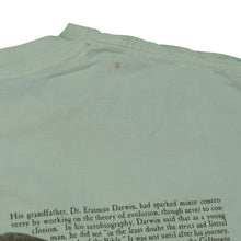 Load image into Gallery viewer, Vintage Charles Darwin T Shirt 90s White
