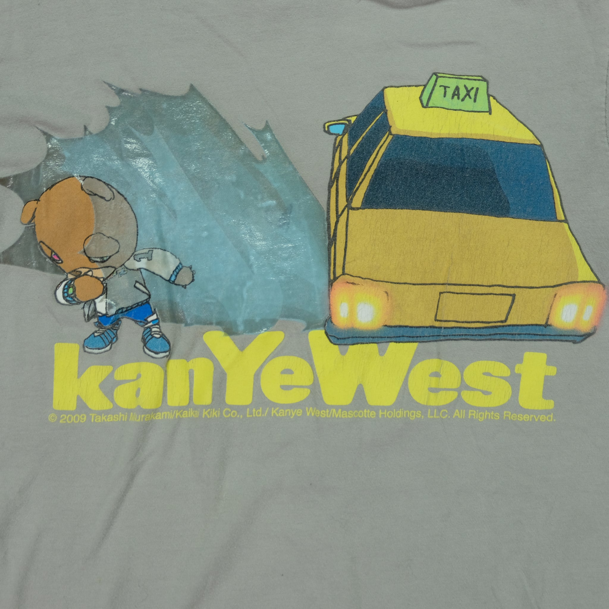 2009 Kanye West hot Murakami Jesus Piece shirt