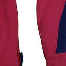 Load image into Gallery viewer, Vintage POLO SPORT Ralph Lauren Spell Out P Patch Striped Sweatshirt 90s Red Navy Blue L
