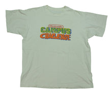 Load image into Gallery viewer, Vintage Nintendo Campus Challenge T Shirt 90s White
