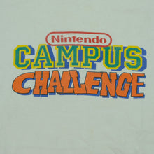 Load image into Gallery viewer, Vintage Nintendo Campus Challenge T Shirt 90s White
