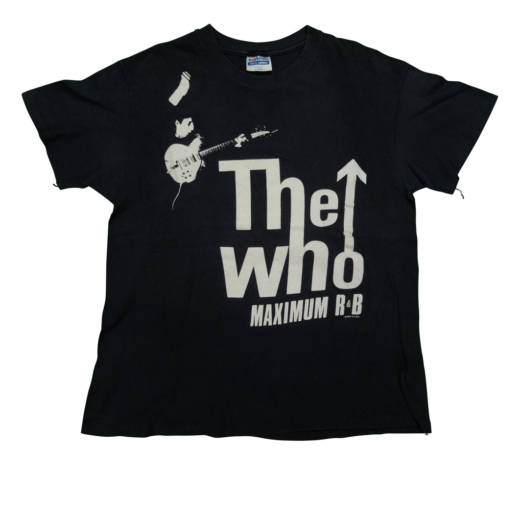 Vintage The Who Maximum R&B The Kids Are Alright 1989 Tour T Shirt 80s Black L