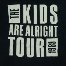 Load image into Gallery viewer, Vintage The Who Maximum R&amp;B The Kids Are Alright 1989 Tour T Shirt 80s Black L
