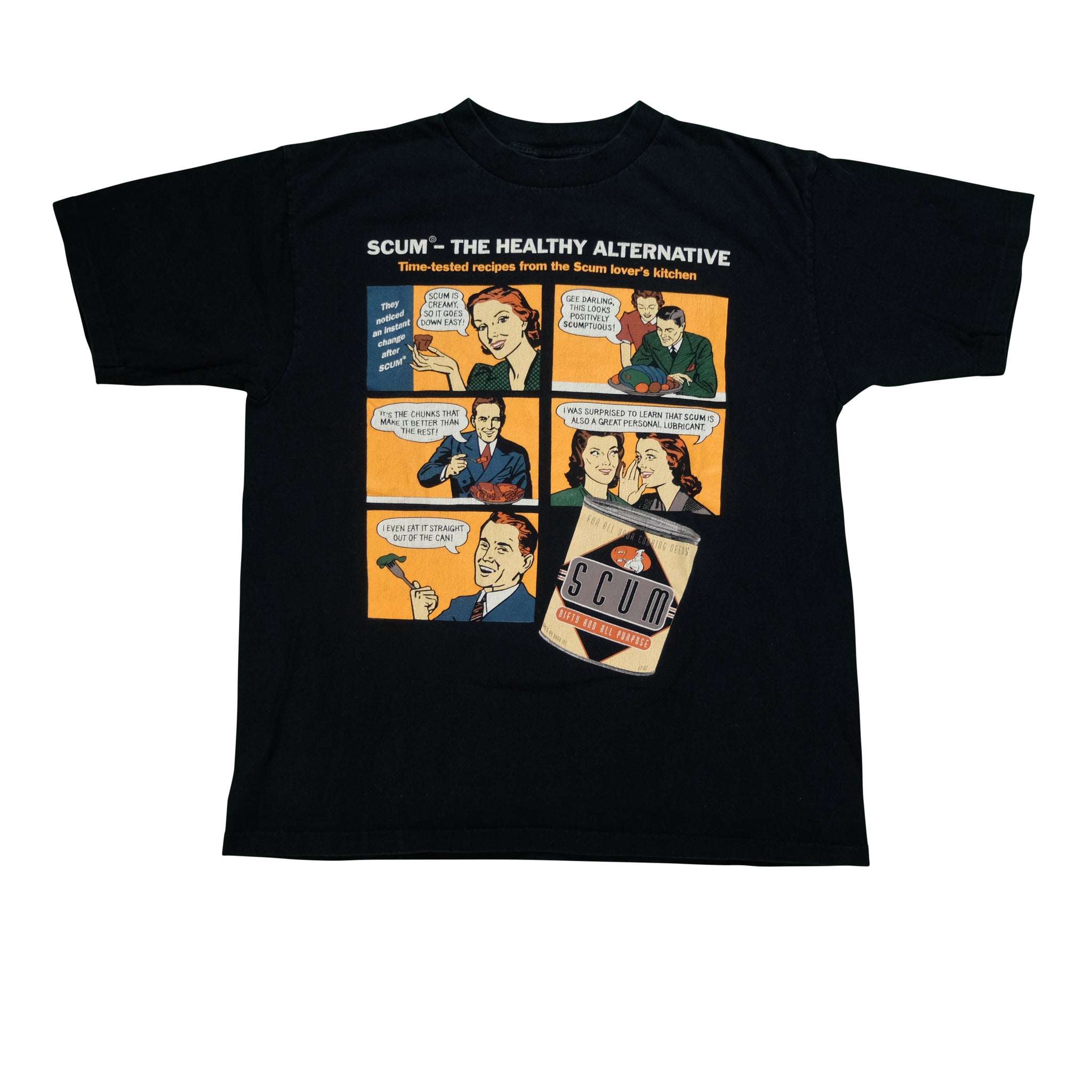 Vintage Dada Band Scum The Healthy Alternative Tee on All Sport 