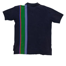 Load image into Gallery viewer, Vintage Polo Sport Ralph Lauren Spell Out Patch Striped 1/4 Zip Polo Shirt
