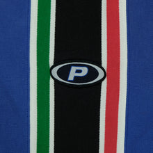 Load image into Gallery viewer, Vintage POLO SPORT Sport Ralph Lauren P Patch Striped 1/4 Zip Polo Shirt 90s Blue L

