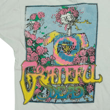 Load image into Gallery viewer, Vintage Grateful Dead Skeleton Bear Dead Zone Tour T Shirt 90s White
