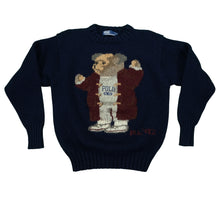 Load image into Gallery viewer, Vintage Polo Ralph Lauren RL 92 Toggle Coat Bear Sweater
