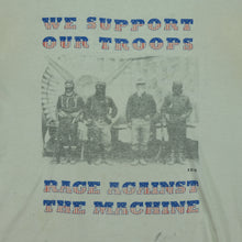 Load image into Gallery viewer, Vintage Rage Against The Machine We Support Our Troops New Zealand/Australia 1996 Tour Ringer T Shirt 90s White
