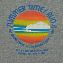 Load image into Gallery viewer, Vintage The Seattle Times Summer 10K National Championship Run Sponsored by Nike Spell Out Swoosh Tee
