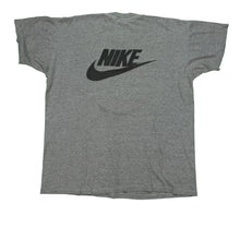 Load image into Gallery viewer, Vintage The Seattle Times Summer 10K National Championship Run Sponsored by Nike Spell Out Swoosh 1981 T Shirt 80s Gray XL
