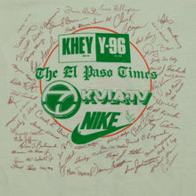 Load image into Gallery viewer, Vintage 1983 Nike Run Against Crime Spell Out Swoosh Tee

