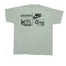 Load image into Gallery viewer, Vintage NIKE Talk Dirty To Me Jim Spell Out Swoosh T Shirt 90s Gray
