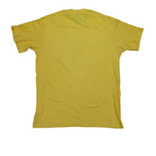 Load image into Gallery viewer, Vintage NIKE Make A Wish Benefit Marathon Spell Out Swoosh 1986 T Shirt 80s Yellow XL
