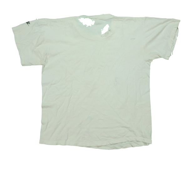 Vintage NIKE Michael Jordan Dunking Spell Out Swoosh T Shirt 90s White