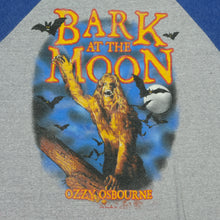 Load image into Gallery viewer, Vintage 1984 Ozzy Osbourne Bark at the Moon Tour Raglan Tee
