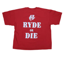 Load image into Gallery viewer, Vintage DMX Ruff Ryders Ryde or Die T Shirt 2000s Red 2XL
