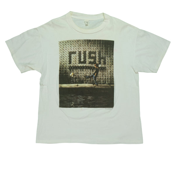 Vintage SPORTSWEAR Rush Roll The Bones Album 1991-92 Tour T Shirt 90s White XL