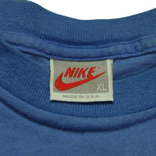 Load image into Gallery viewer, Vintage NIKE Bo Jackson Football Baseball Spell Out Swoosh T Shirt 80s 90s Blue XL
