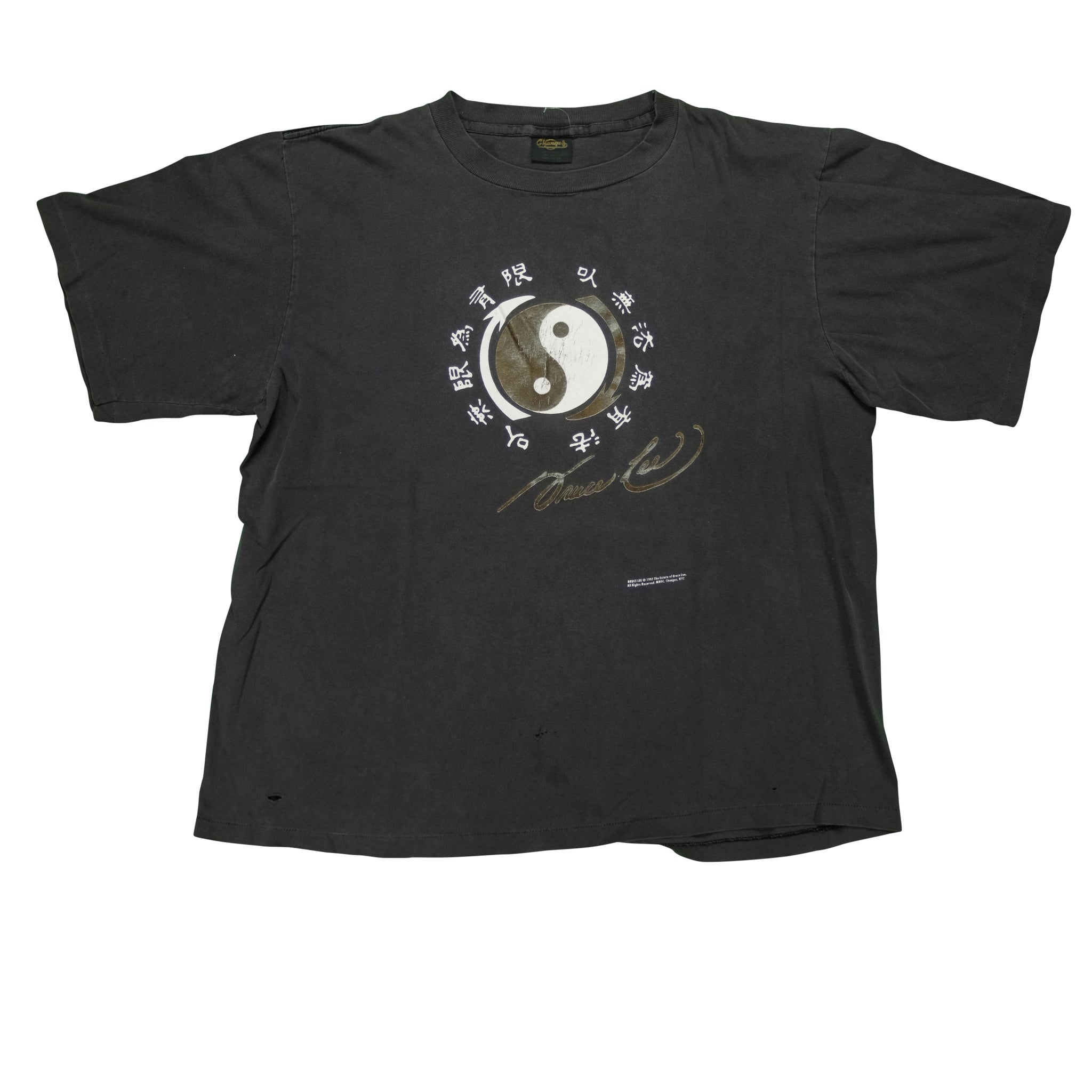 Vintage 1997 Bruce Lee Yin and Yang Tee by Changes | Reset Vintage 
