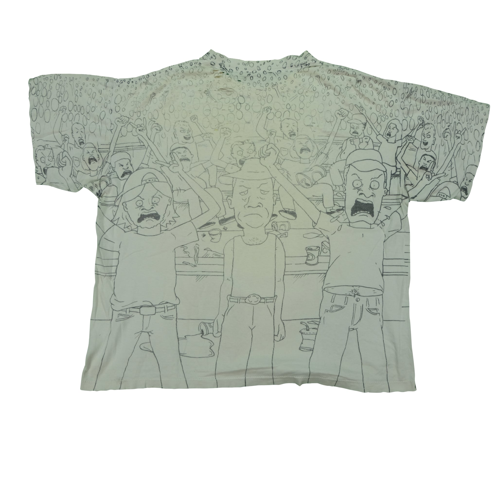 Vintage 1993 Beavis and Butt-Head All Over Print Tee by Stanley 