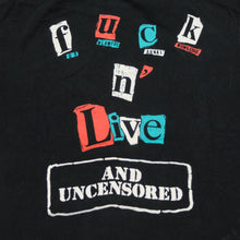 Load image into Gallery viewer, Vintage BROCKUM Van Halen Fuck n&#39; Live 1991 Tour T Shirt 90s Black XL
