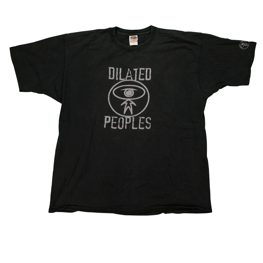 Vintage Dilated Peoples Hip Hop Group T Shirt 90s Black 2XL