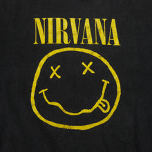 Load image into Gallery viewer, Vintage Nirvana Smiley Face Long Sleeve Tee by Giant

