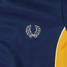 Load image into Gallery viewer, Vintage FRED PERRY Sportswear Crest Full Zip Track Jacket Sweatshirt 90s Blue Yellow S
