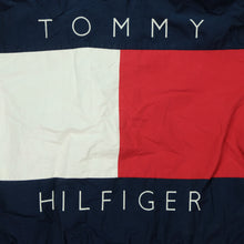 Load image into Gallery viewer, Vintage TOMMY HILFIGER Spell Out Flag Reversible Sailing Jacket 90s Navy Red XL
