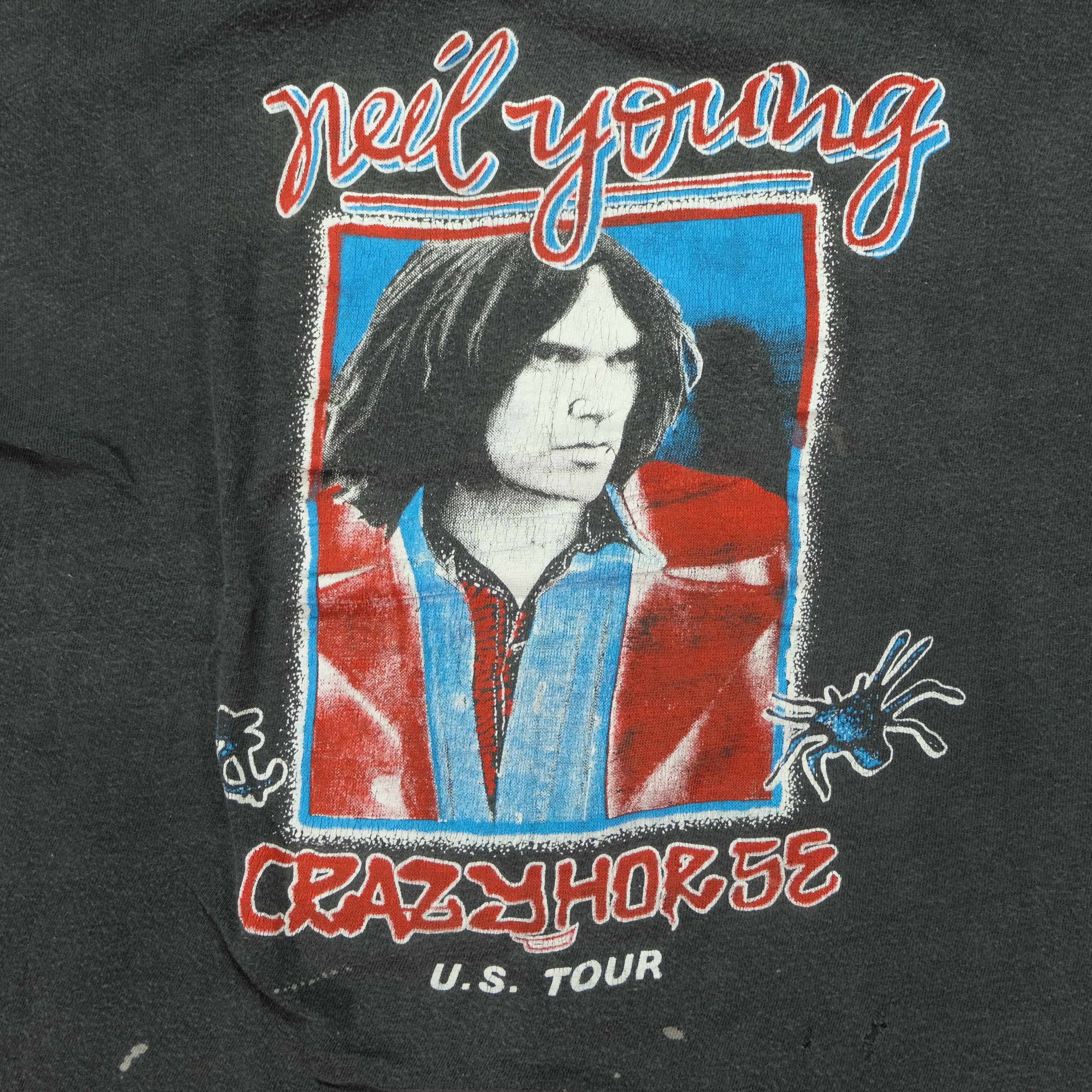 Vintage Neil Young Crazy Horse Band Tour Tee | Reset Vintage