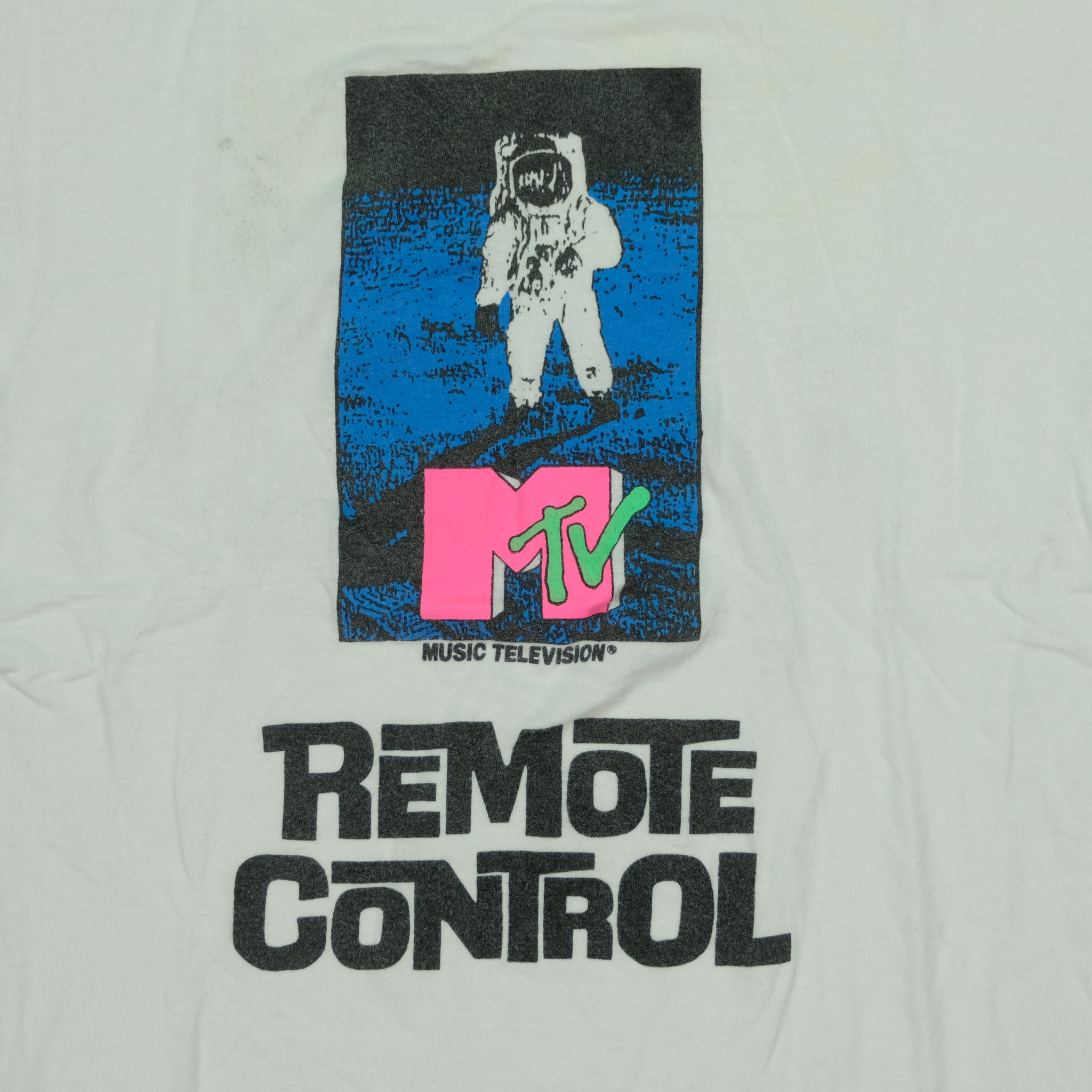 Vintage MTV Remote Control TV Show Promo Astronaut Tee on Shah 