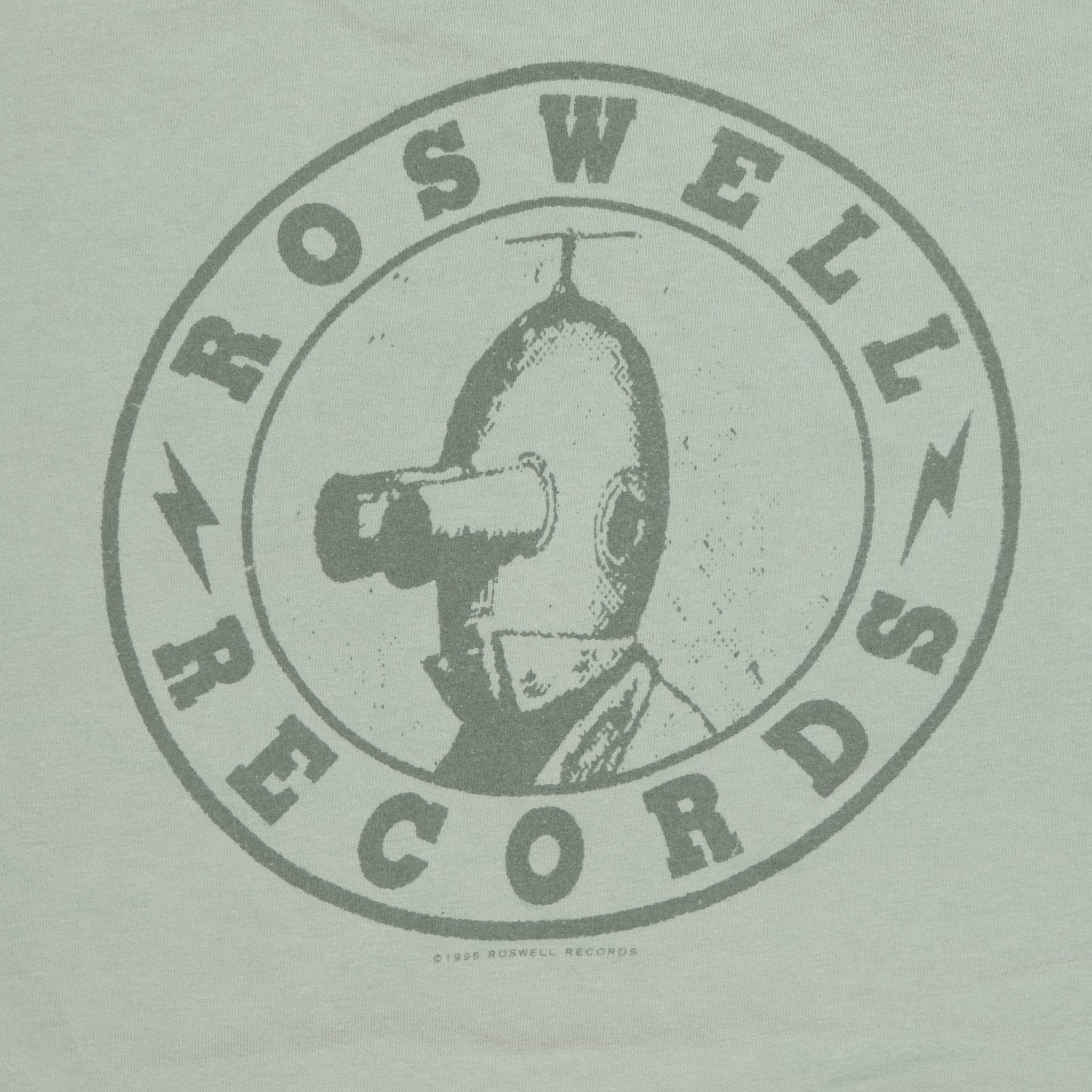 VINTAGE 90S FOO FIGHTERS ROSWELL RECORDS - Tシャツ/カットソー(半袖 ...