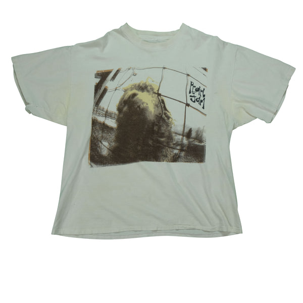 Vintage Pearl Jam Why Are Sheep Afraid? 1993 Tour T Shirt 90s White