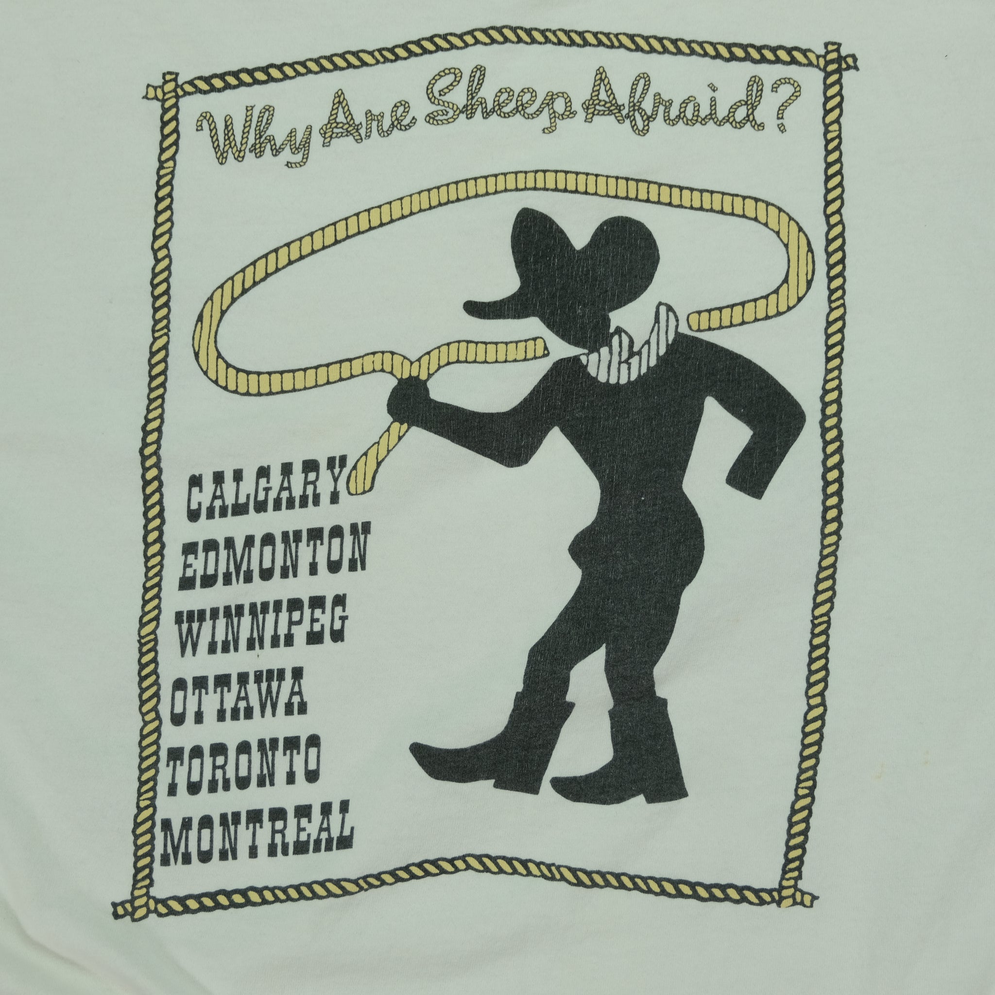 Vintage 90s Pearl Jam Why Are Sheep Afraid? Tour T-Shirt