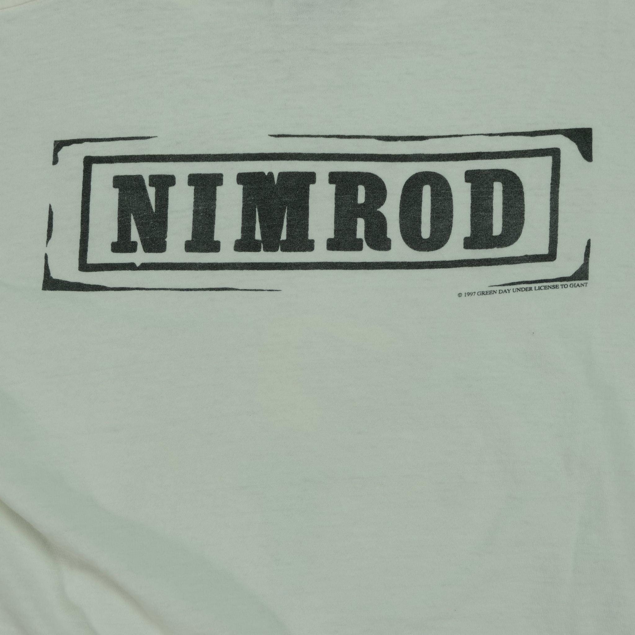 Vintage 1997 Green Day Nimrod Album Tour Tee by Giant | Reset