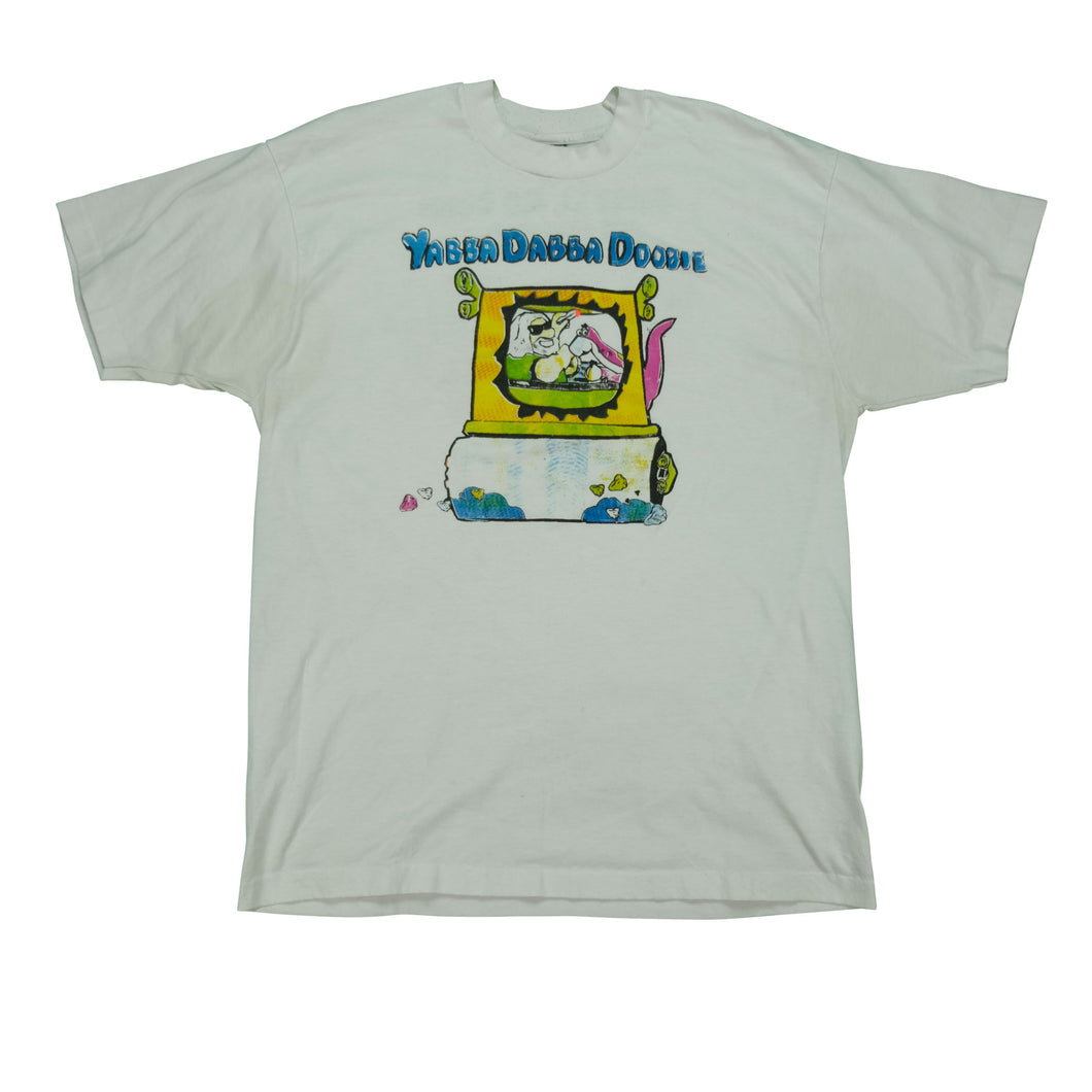 Vintage Grateful Dead Yabba Dabba Doobie Summer 1994 Tour T Shirt 90s White XL