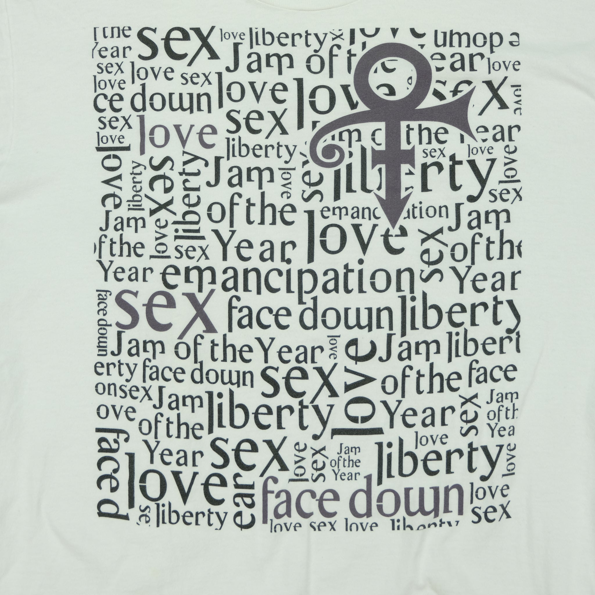 Vintage 1997/1998 Prince Love Sex Liberty Jam of the Year Tour Tee 