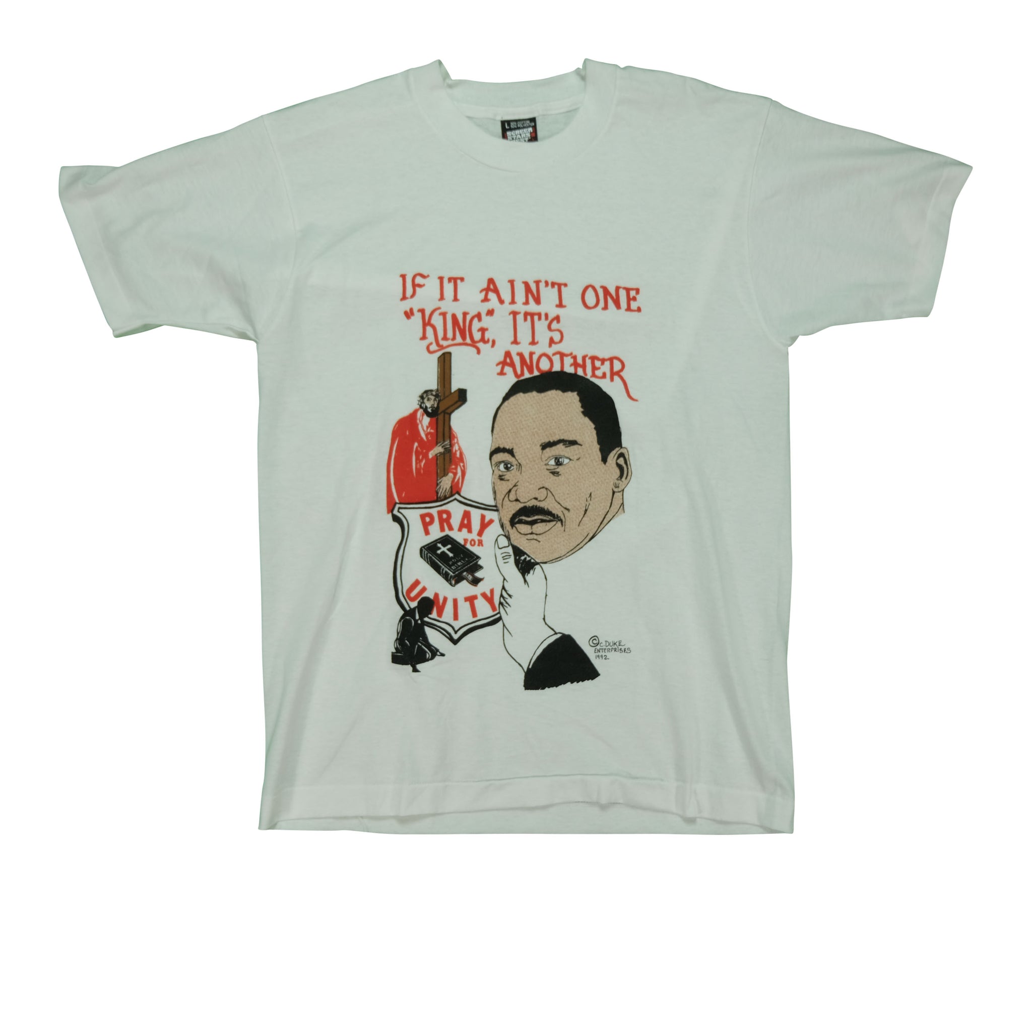 Vintage 1992 Martin Luther King Jr. Jesus Christ If It Ain