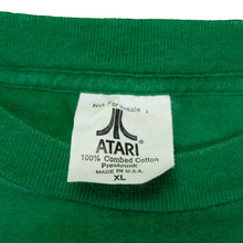 Load image into Gallery viewer, Vintage Atari Centipede 1982 Video Game Promo T Shirt 80s Green XL

