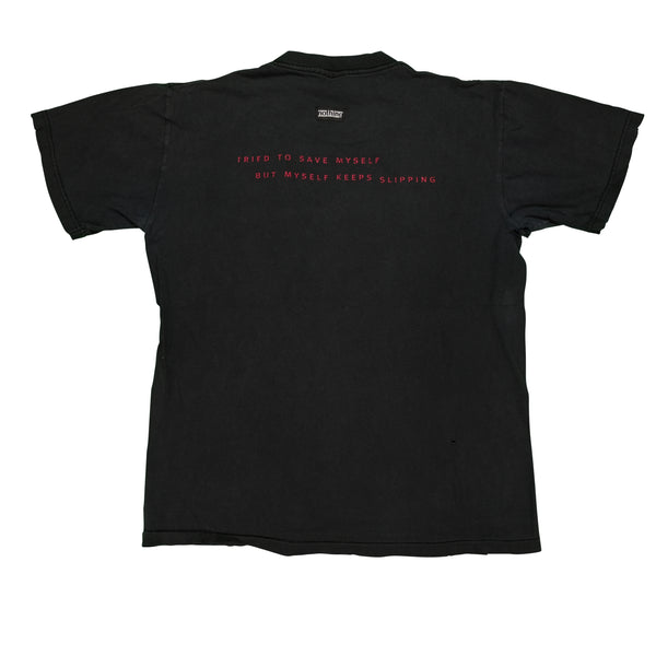 Vintage ALL SPORT Nine Inch Nails Nothing Tried To Save Myself But Myself Keeps On Slipping T Shirt 90s Black M