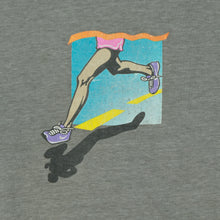 Load image into Gallery viewer, Vintage NIKE Cascade Run Off Spell Out Swoosh T Shirt 80s Gray L
